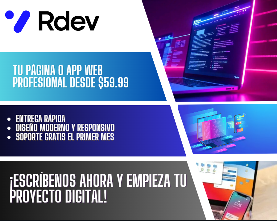 Servicios de desarrollo web